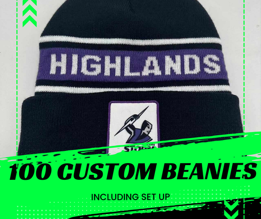 100 Custom Beanies